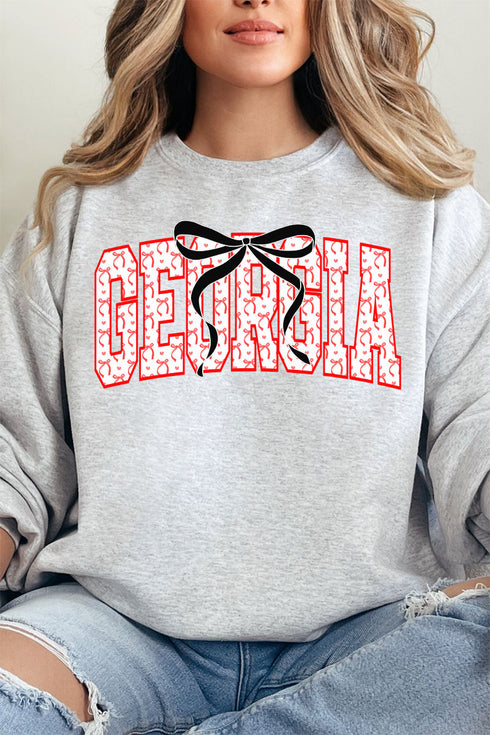 Coquette Varsity Georgia Unisex NuBlend Crew Sweatshirt