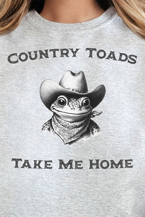 Country Toads Take Me Home Unisex NuBlend Crew Sweatshirt