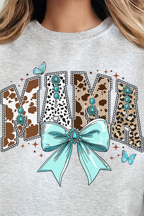 Cowhide Coquette Mama Unisex NuBlend Crew Sweatshirt