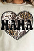 Cowhide Heart Mama Unisex NuBlend Crew Sweatshirt