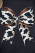 Cow Print Coquette Bow Unisex NuBlend Crew Sweatshirt