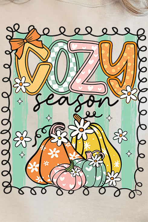 Cozy Season Swirl Unisex NuBlend Crew Sweatshirt