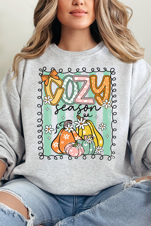 Cozy Season Swirl Unisex NuBlend Crew Sweatshirt