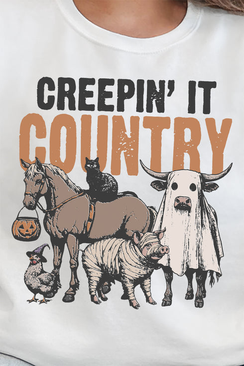 Creepin' It Country Unisex NuBlend Crew Sweatshirt