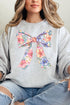 Cutesy Floral Bow Unisex NuBlend Crew Sweatshirt