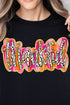 Dalmatian Dots Thankful Unisex NuBlend Crew Sweatshirt