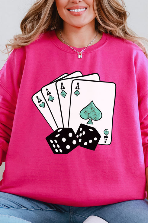 Deal Your Cards Unisex NuBlend Crew Sweatshirt