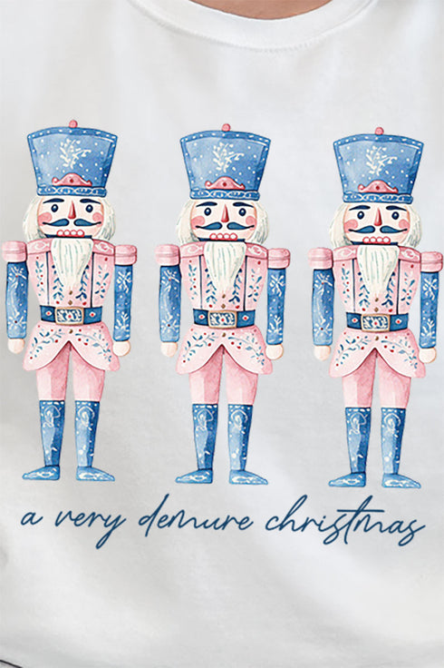 Demure Christmas Nutcracker Unisex NuBlend Crew Sweatshirt