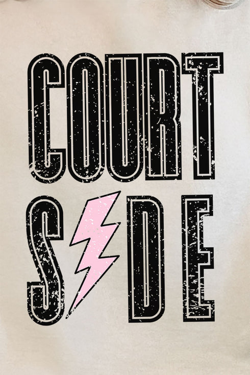Distressed Courtside Unisex NuBlend Crew Sweatshirt