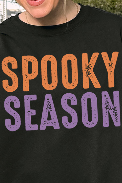 Distressed Spooky Season Unisex NuBlend Crew Sweatshirt