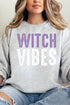 Distressed Witch Vibes Unisex NuBlend Crew Sweatshirt