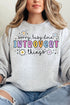 Doin' Introvert Things Unisex NuBlend Crew Sweatshirt