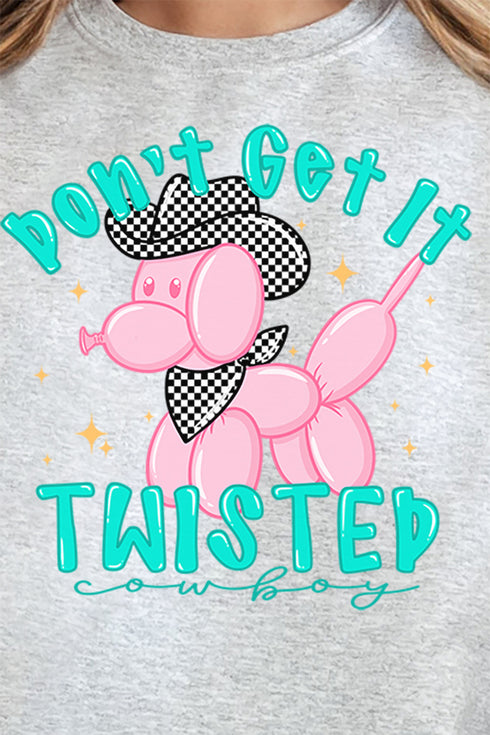 Don't Get It Twisted Cowboy Unisex NuBlend Crew Sweatshirt