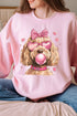 Doodle Dog Hearts Unisex NuBlend Crew Sweatshirt