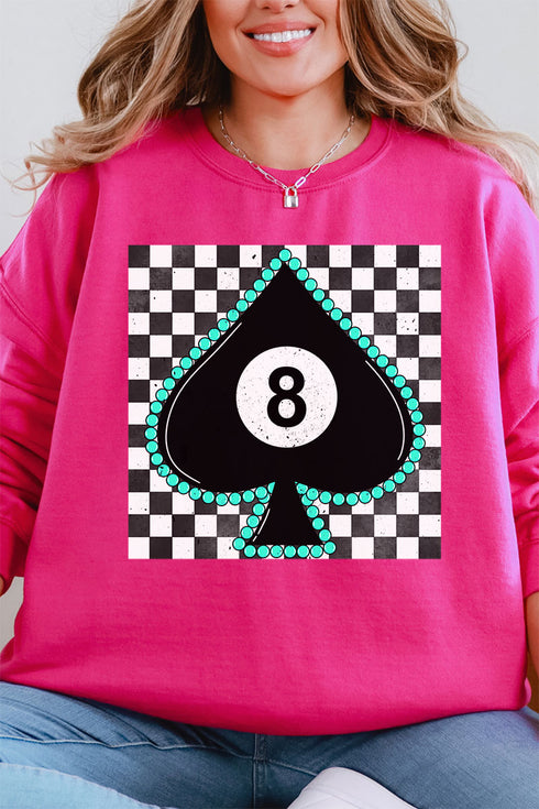 Eight Of Spades Unisex NuBlend Crew Sweatshirt