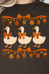 Fall Geese Girls Unisex NuBlend Crew Sweatshirt