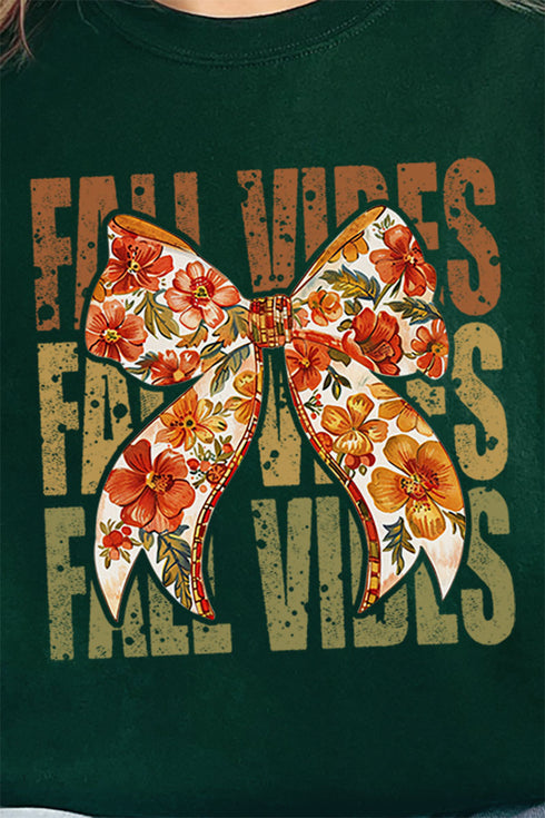 Fall Vibes Floral Coquette Unisex NuBlend Crew Sweatshirt