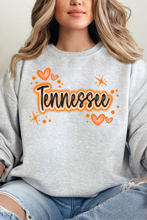 Faux Airbrush Tennessee Unisex NuBlend Crew Sweatshirt