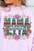 Faux Embroidery Mamacita Transfer Unisex NuBlend Crew Sweatshirt