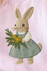 Faux Embroidery Vintage Bunny Unisex NuBlend Crew Sweatshirt