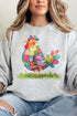 Faux Patchwork Chicken Unisex NuBlend Crew Sweatshirt