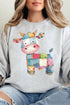 Faux Patchwork Cow Unisex NuBlend Crew Sweatshirt