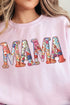 Faux Patchwork Mama Unisex NuBlend Crew Sweatshirt