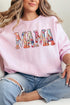 Faux Patchwork Mama Unisex NuBlend Crew Sweatshirt