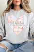 Faux Patchwork Quilt Mama Heart Unisex NuBlend Crew Sweatshirt
