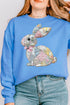 Faux Quilted Bunny Unisex NuBlend Crew Sweatshirt