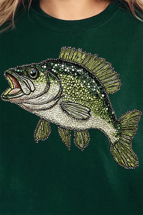 Faux Rhinestone Bass Unisex NuBlend Crew Sweatshirt