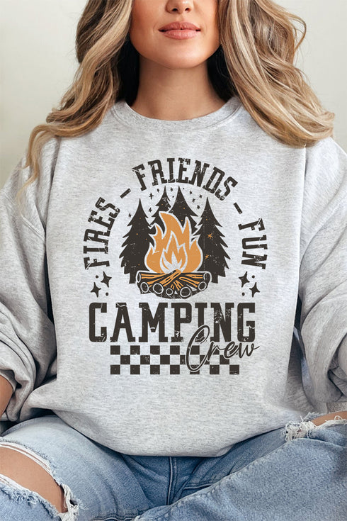 Fires, Friends, And Fun Unisex NuBlend Crew Sweatshirt