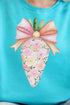 Floral Spring Carrot Unisex NuBlend Crew Sweatshirt