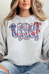 Floral USA Unisex NuBlend Crew Sweatshirt