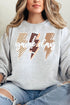 Football Game Day Lightning Bolt Unisex NuBlend Crew Sweatshirt