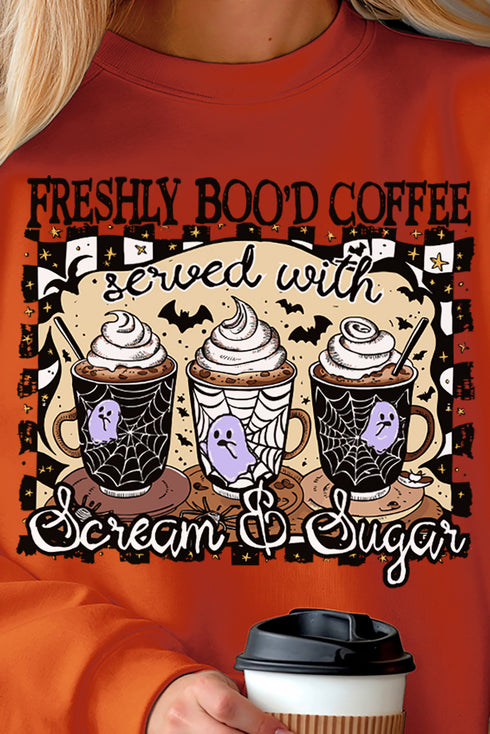 Freshly Boo'd Coffee Unisex NuBlend Crew Sweatshirt