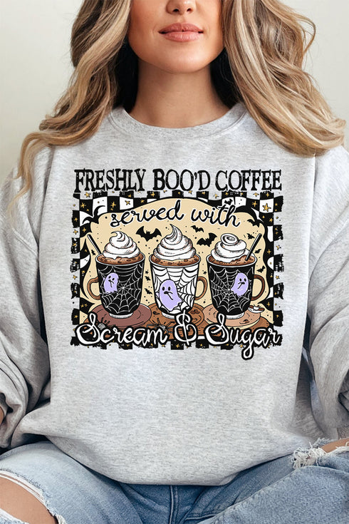 Freshly Boo'd Coffee Unisex NuBlend Crew Sweatshirt