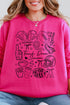 Gameday Girlie Collage Unisex NuBlend Crew Sweatshirt