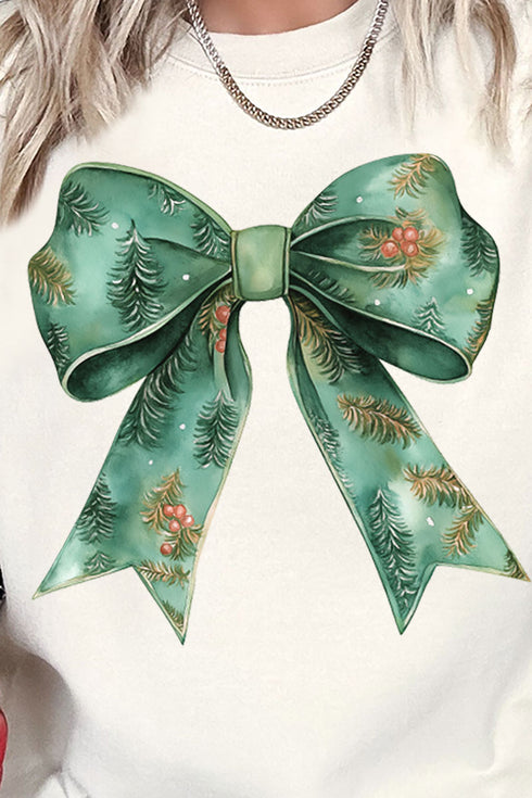 Garland Green Coquette Bow Unisex NuBlend Crew Sweatshirt