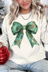 Garland Green Coquette Bow Unisex NuBlend Crew Sweatshirt