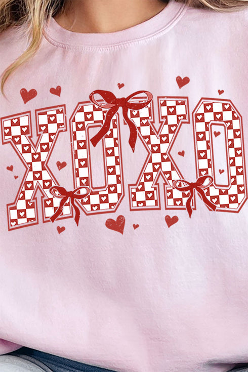 Girlie Red XOXO Unisex NuBlend Crew Sweatshirt