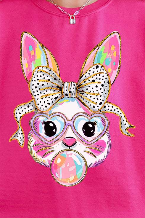Glitzy Brushed Bunny Unisex NuBlend Crew Sweatshirt