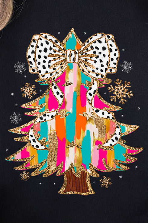 Glitzy Christmas Tree Unisex NuBlend Crew Sweatshirt