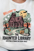 Haunted Library Unisex NuBlend Crew Sweatshirt