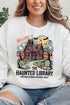 Haunted Library Unisex NuBlend Crew Sweatshirt