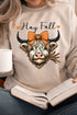 Hay Fall Cow Unisex NuBlend Crew Sweatshirt