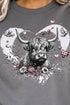 Hearts For Highland Cow Unisex NuBlend Crew Sweatshirt