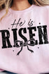 He Is Risen Coquette Unisex NuBlend Crew Sweatshirt