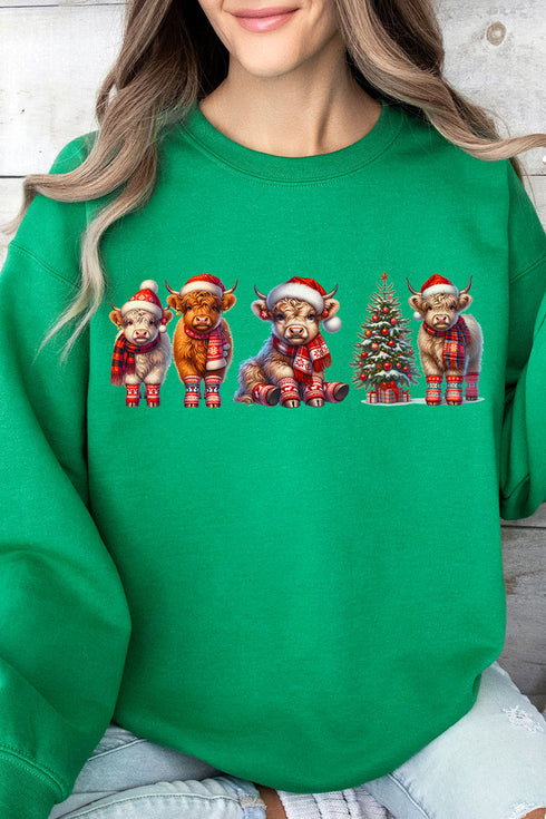 Highland Snow Friends Unisex NuBlend Crew Sweatshirt