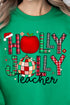 Holly Jolly Teacher Unisex NuBlend Crew Sweatshirt